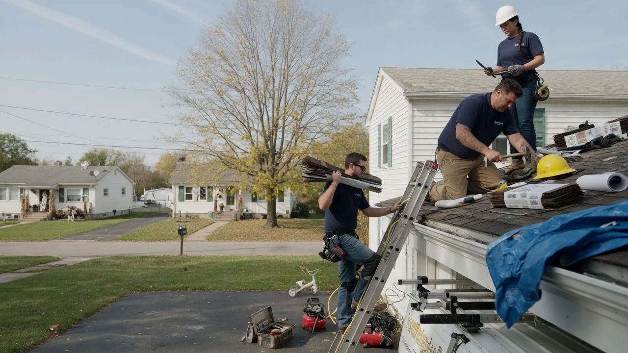 Local Roofing Contractors in Illiopolis, IL near me